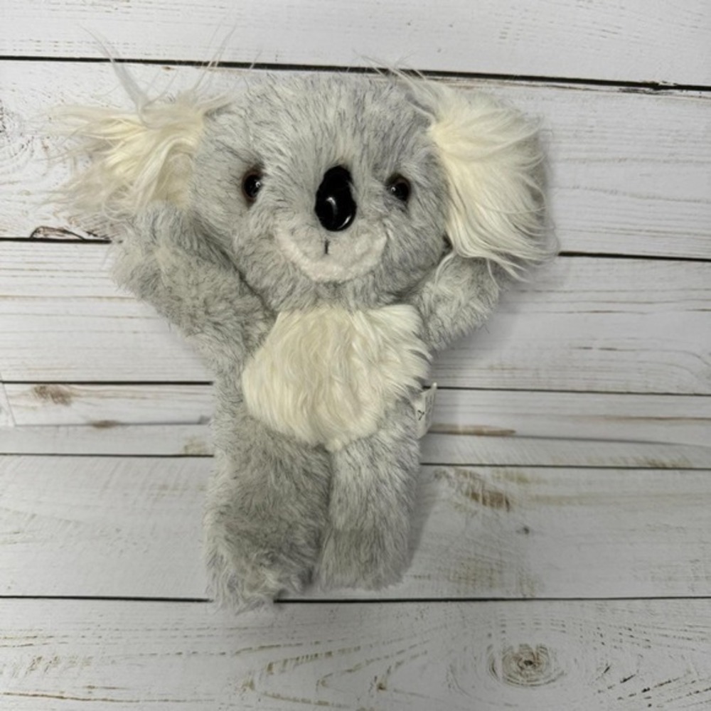 Vintage Hallmark Koala 8" Plush Toy 1984 Furry‎ Gray & White Stuffed Animal